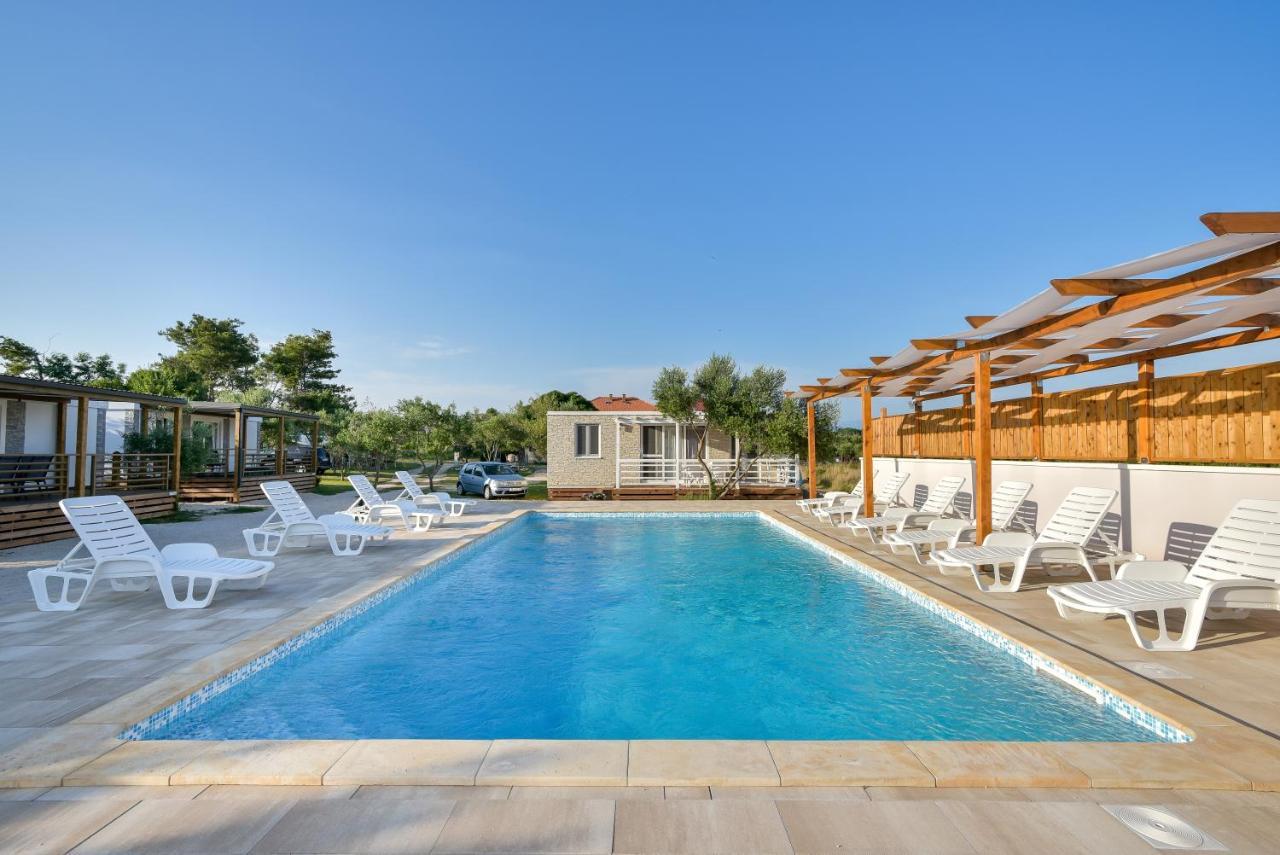 Mobile Homes, Privlaka Zadar Dalmacija - Private Pool ภายนอก รูปภาพ